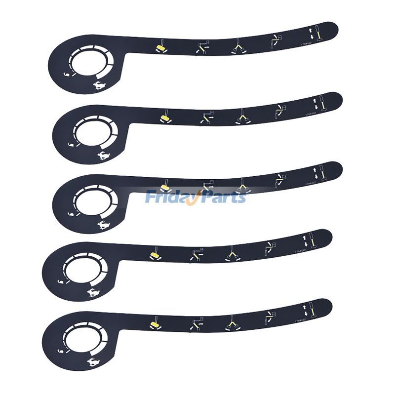 5 Pieces Function Speed Decal 1704422 for JLG Boom Lift E600 M600 E300A E400AJP E450A M400AJP