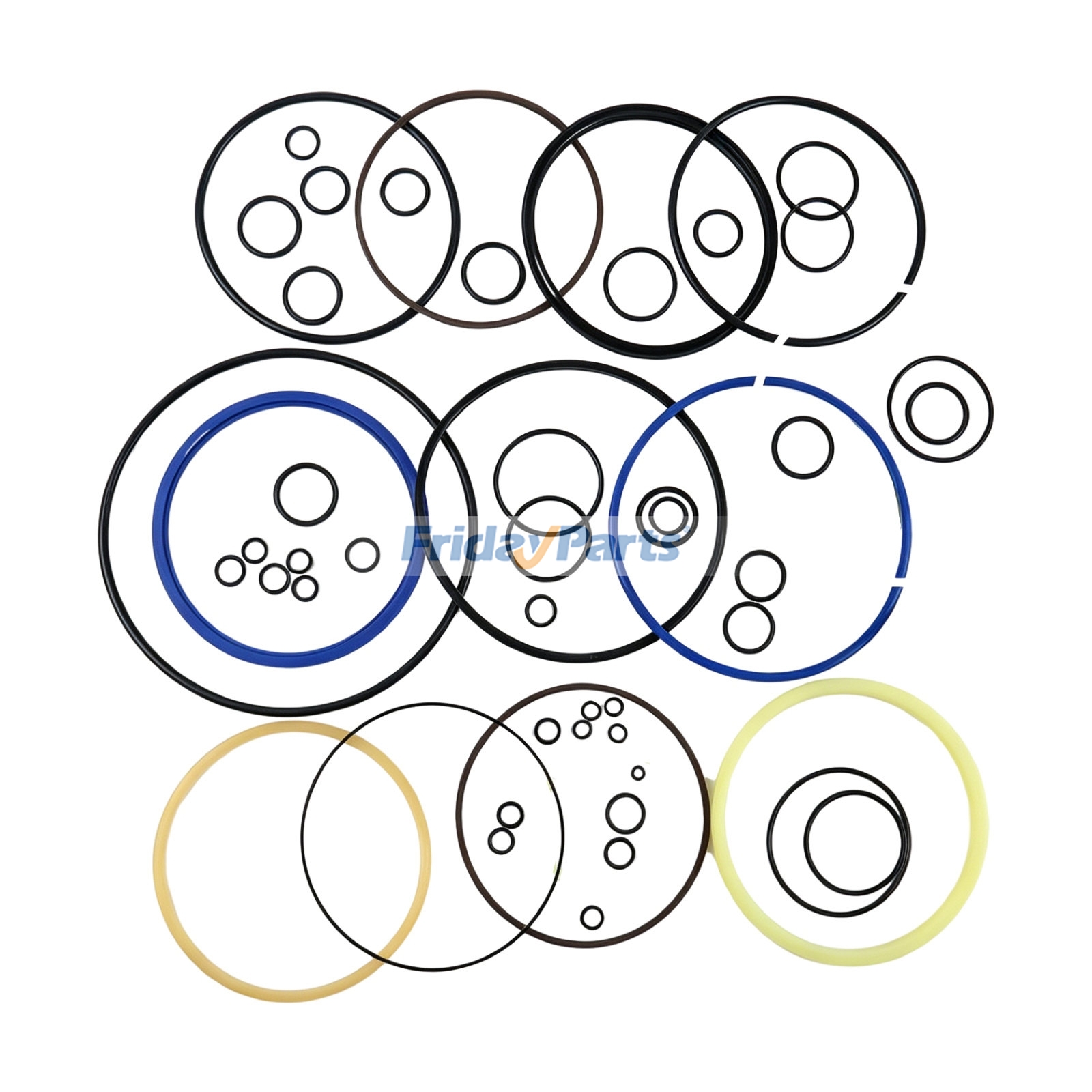 Furukawa Breaker Hammer Seal Kit F27 KF27 for Kubota Caterpillar Hitachi Komatsu John Deere compatible with Excavator