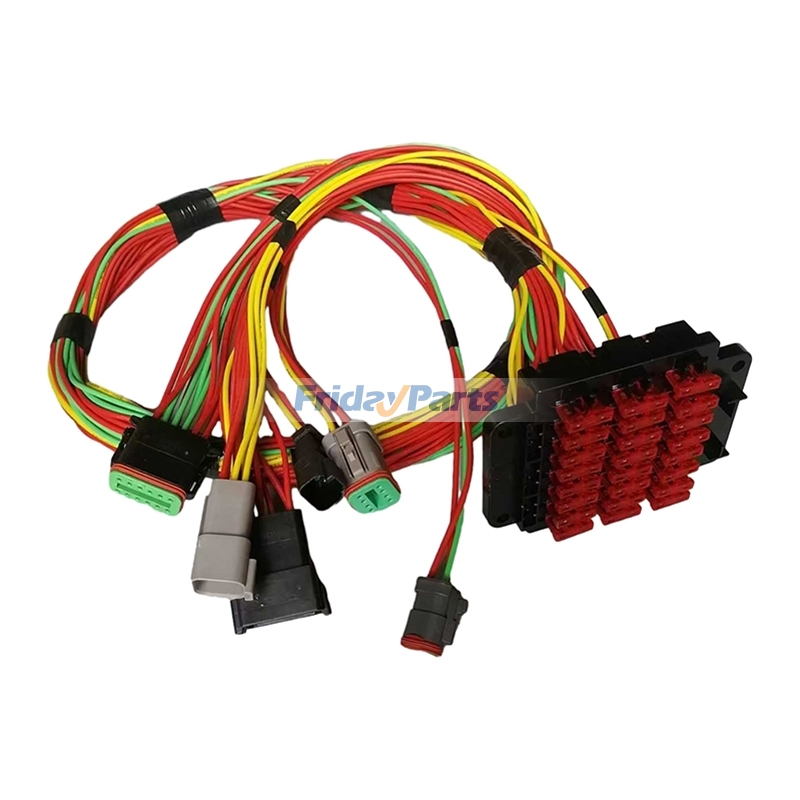 Fuse Box Wire Harness Cable Assembly 111-4812 for Caterpillar CAT Engine 3176 3196 3456 Excavator 311B 312B 315B 320B 321B 322B 325B 330B 345B M325B