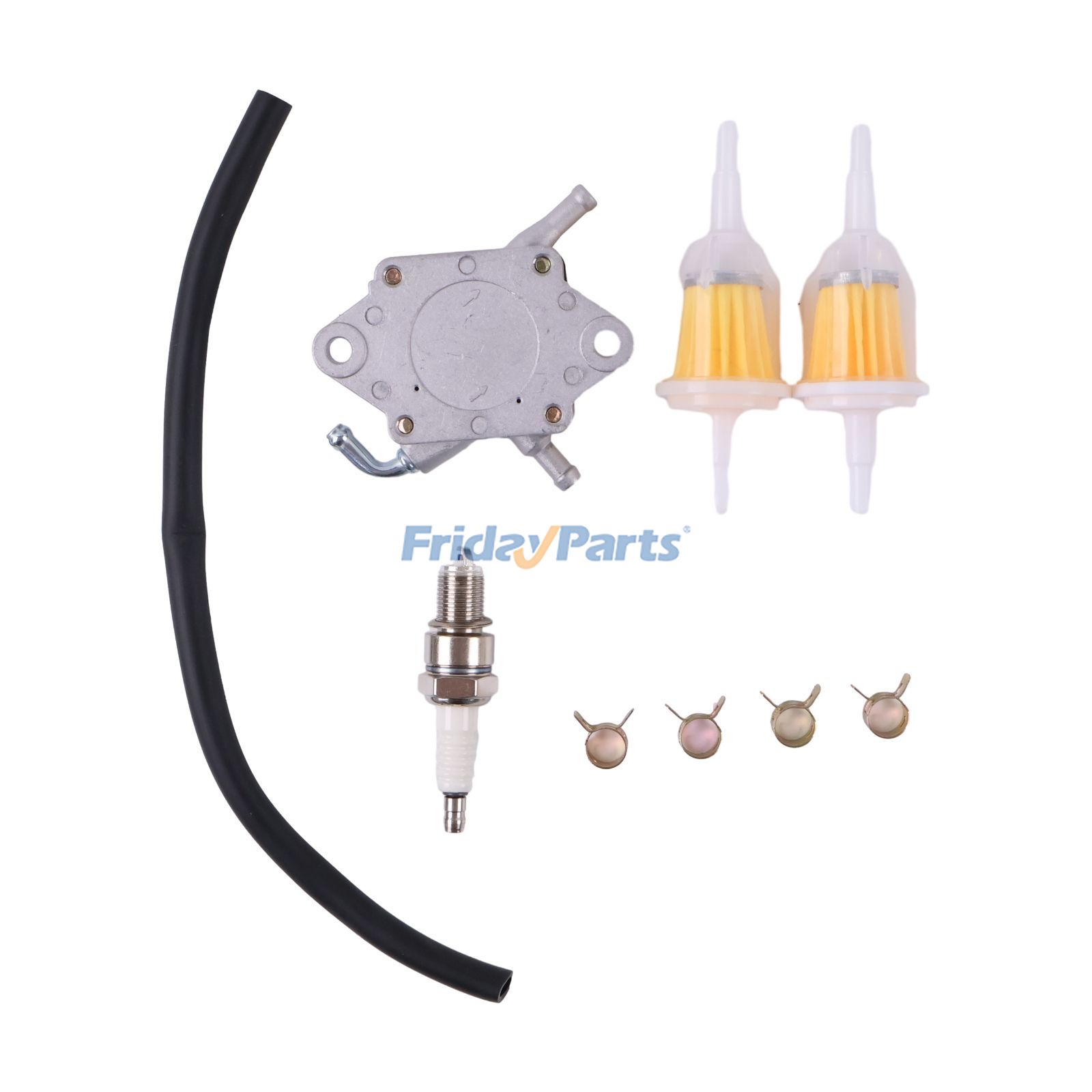 Pompe à carburant avec filtre à carburant, conduite de carburant, kit de mise au point de bougie d'allumage Pour Club Car,Pour Kawasaki