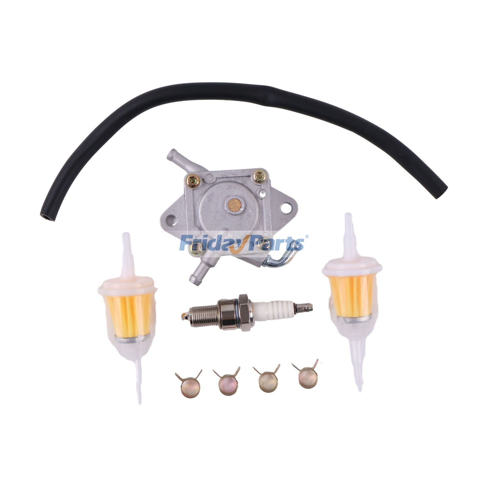 Pompe à essence pour voiturette de golf avec filtre à essence, kit de mise au point de bougie d'allumage et de conduite de carburant 1014523 pour Club Car DS Precedent 1984-Up Kawasaki Engine 290FE 350FEpourPour Club Car,Pour Kawasaki