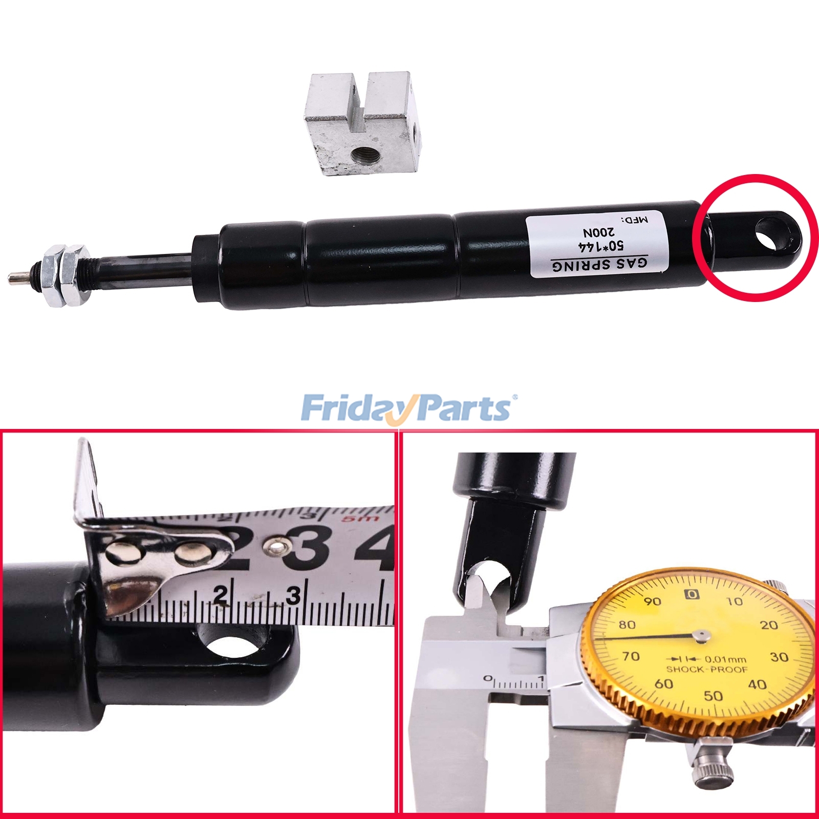 Gas Steering Cylinder for Telehandler,Tractor