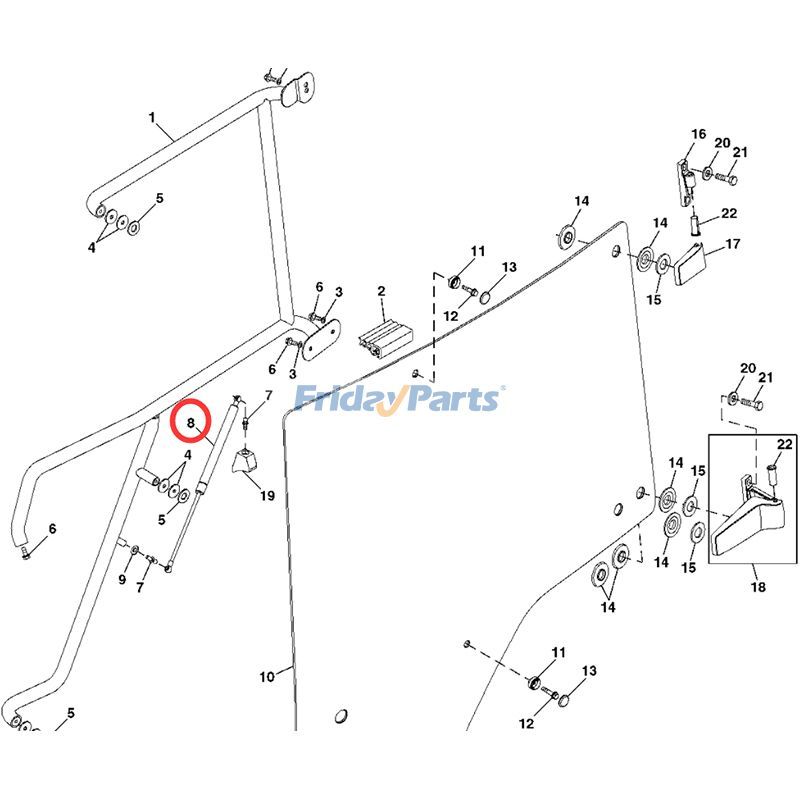 Gas Operated Cylinder for Tractor