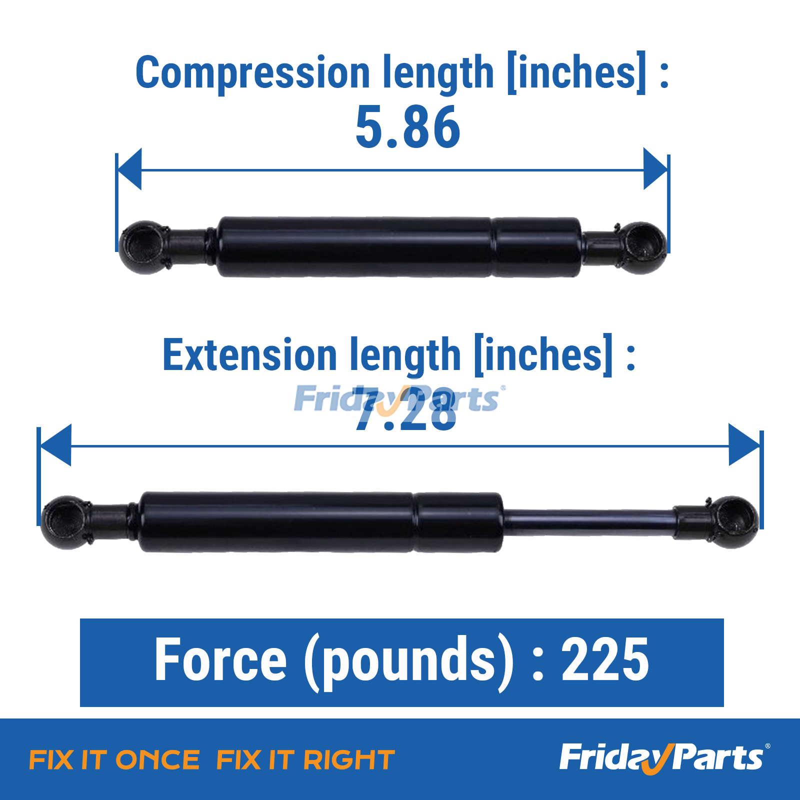 Gas Spring  in Stock in China,USA,China Stock