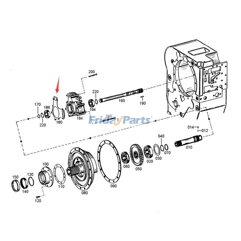 Junta 4644301265 para caja de cambios ZF 4WG180 4WG200 SDLG Cargadora de ruedas LG958L Para ZF
