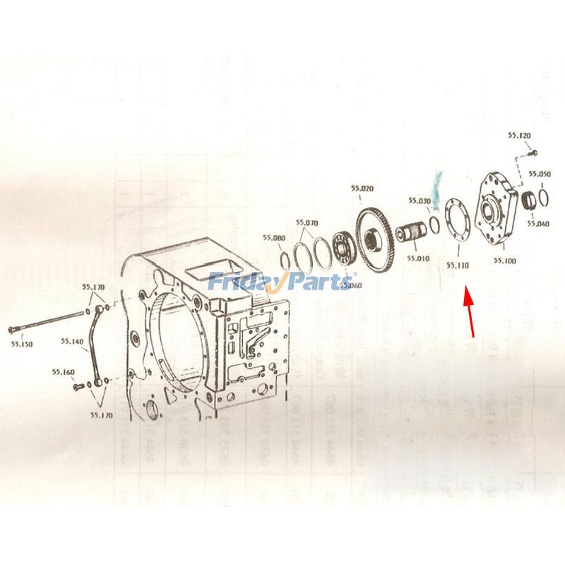 FridayParts Dichtung Getriebe