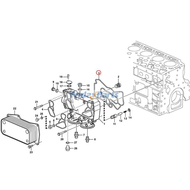  Gasket EW180C EW180D EW210C EW230C For VOLVO