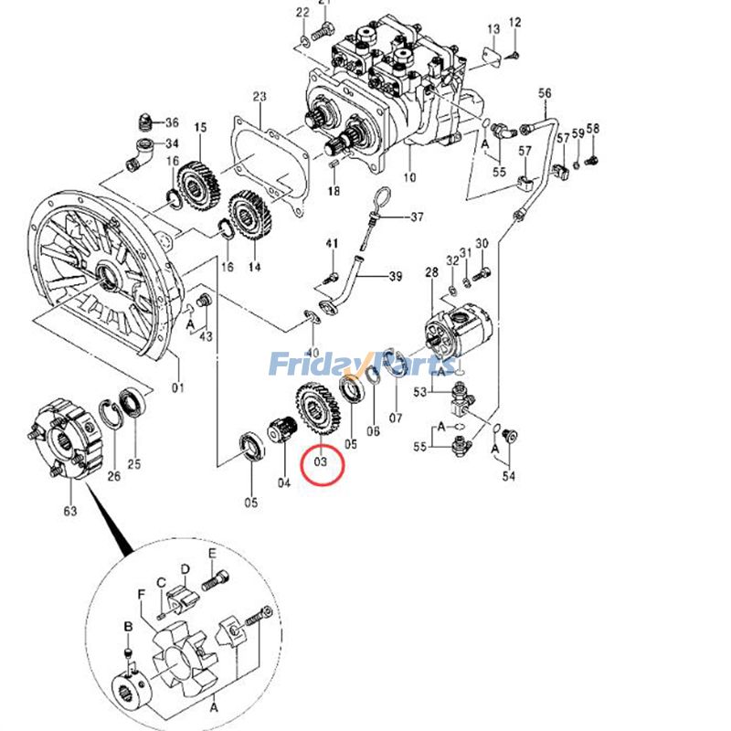 FridayParts Ausrüstung John Deere