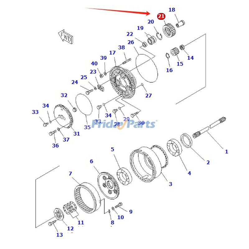 Gear Wheel for Loader