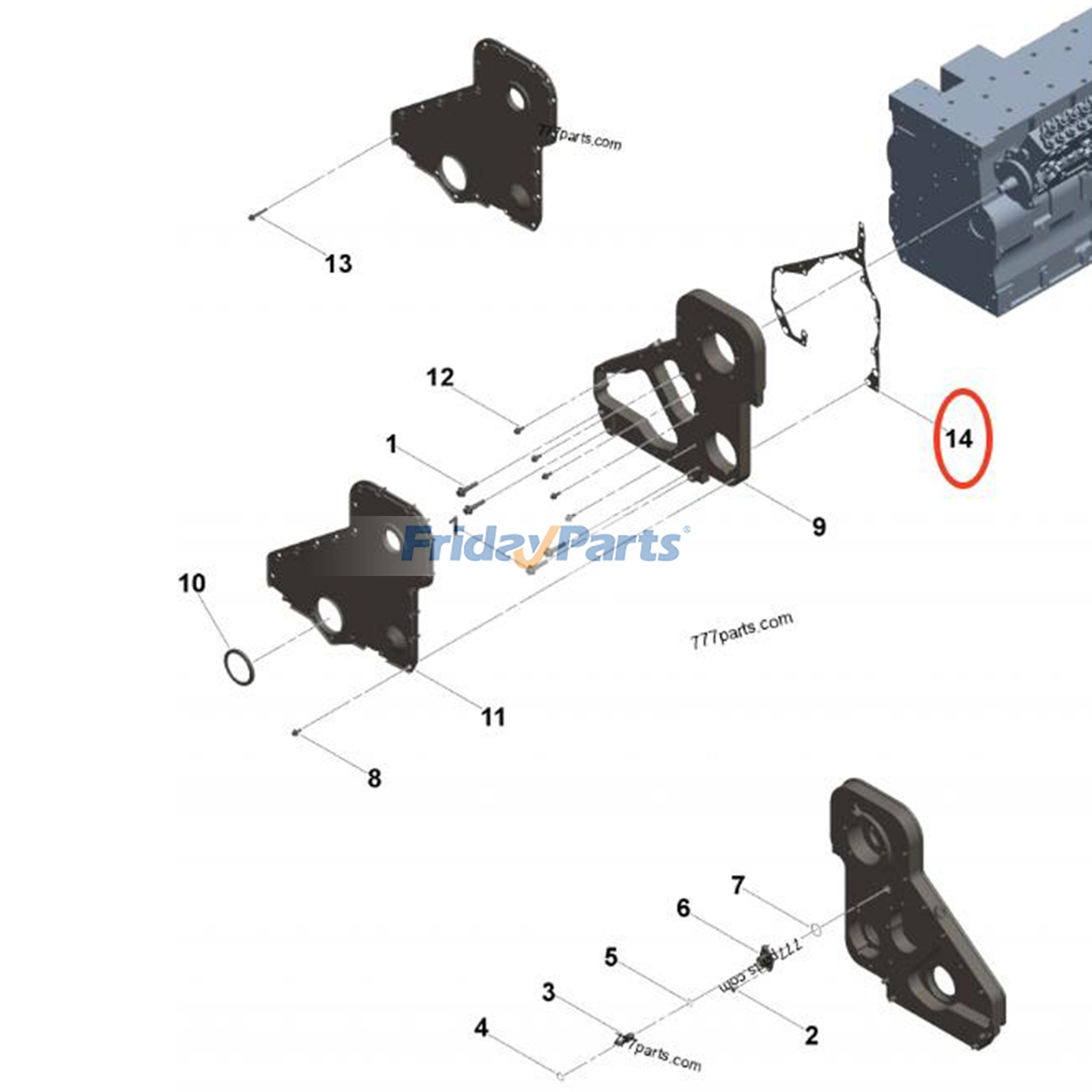 Gear Housing Gasket for Engine