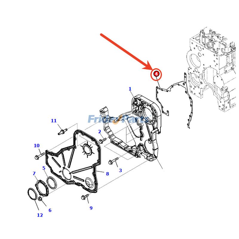 Gear Housing Gasket for Dozer,Engine,Excavator,Loader