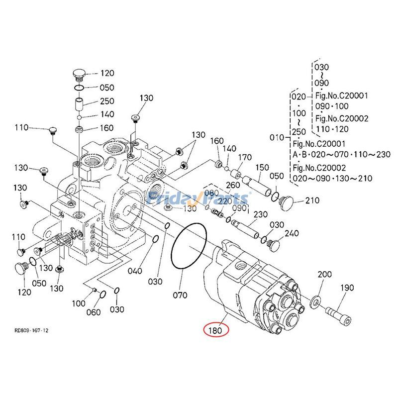 Zahnradpumpefür BaggerFür KUBOTA