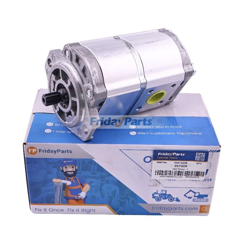 Gear Pump 357009 for Dynapac Asphalt Roller SCC142C