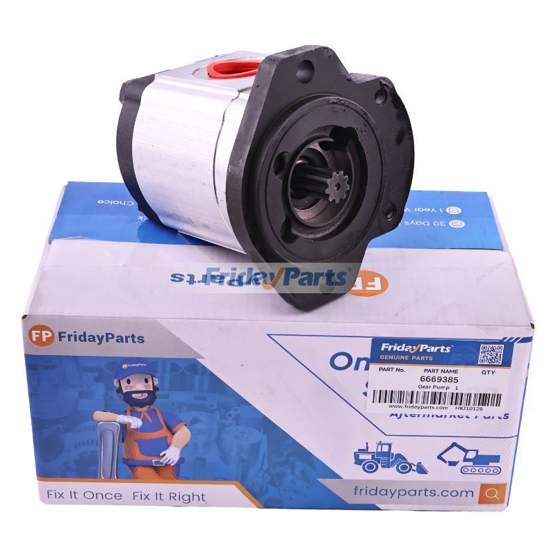 Bomba de engranajes 6669385 para minicargadora Bobcat 653 751 753 763 773 7753