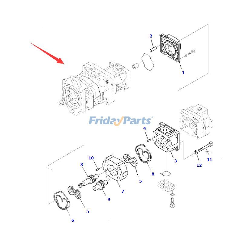 ローダー ギアポンプホイール