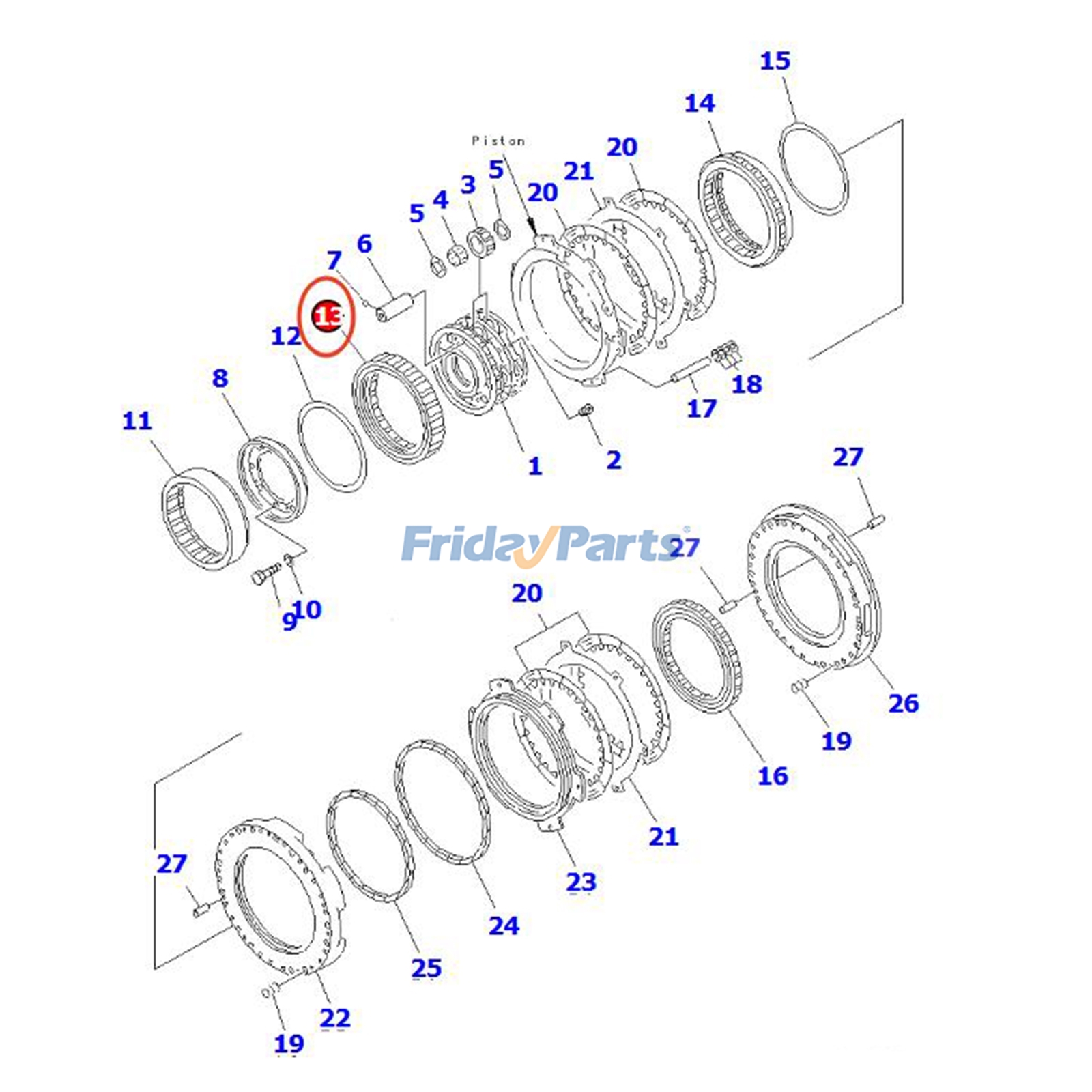 Gear Ring for Dozer