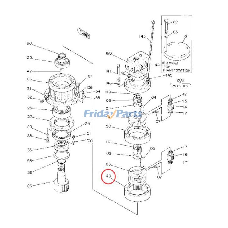 FridayParts Zahnkranz
