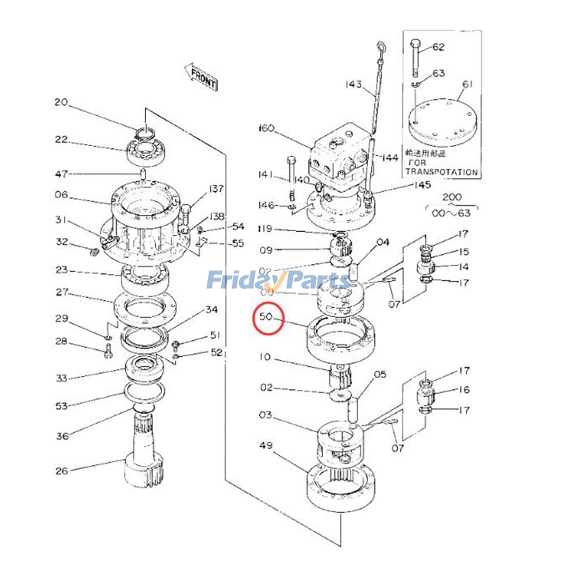 FridayParts Zahnkranz