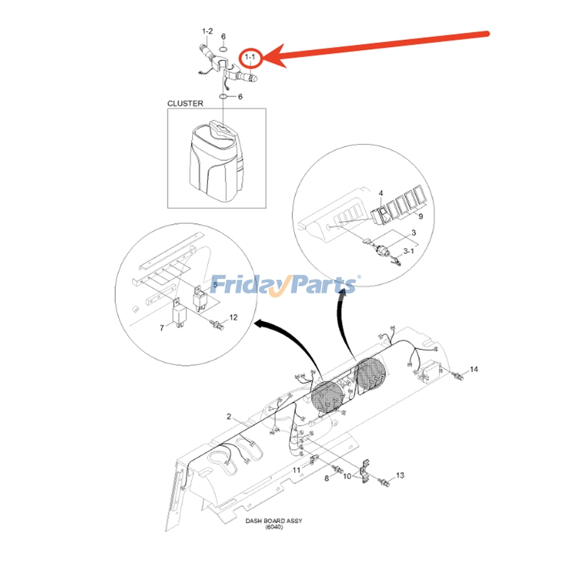 Gear Selector for Forklift