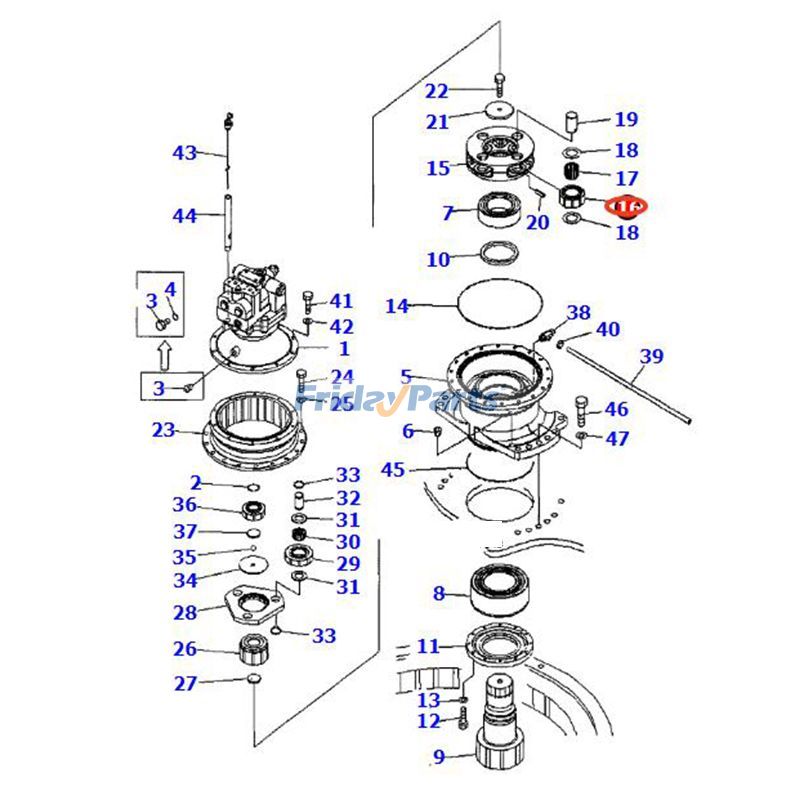 Gear for Excavator,Loader