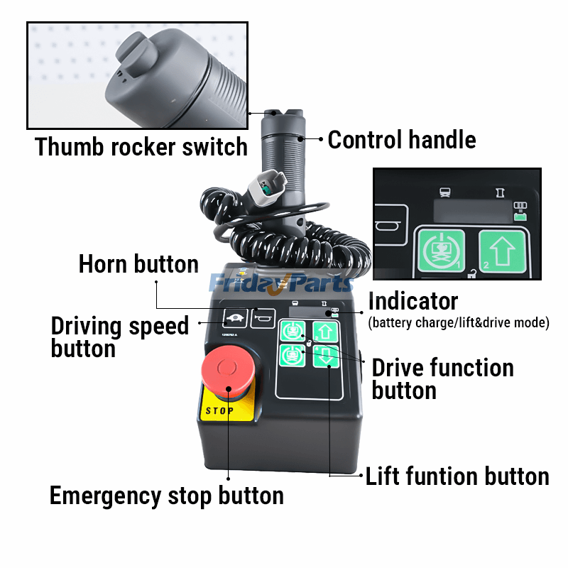 Caja de control Gen 6 137633GT para Genie Lift GR-12 GR-15 GR-20 QS-12W QS-15W QS-20R GS-1530 GS-1532 GS-1930 GS-1932 GS-2032 GS-2046 GS-2632 GS-2646 GS-3246 Para Genie