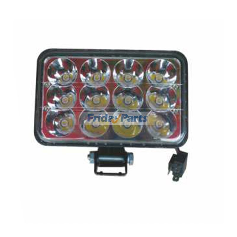Allgemeine LED-Lampe Arbeitsscheinwerfer 9-30V 36W 12 Perlen 5 Zoll rund quadratisch Refit für Autofür Fahrzeug