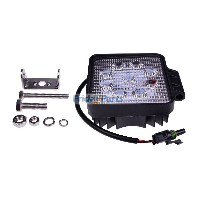 General LED Lamp Work Lights 9-30V 27W 9 Beads 4 inch Refit for Car  Vehicle