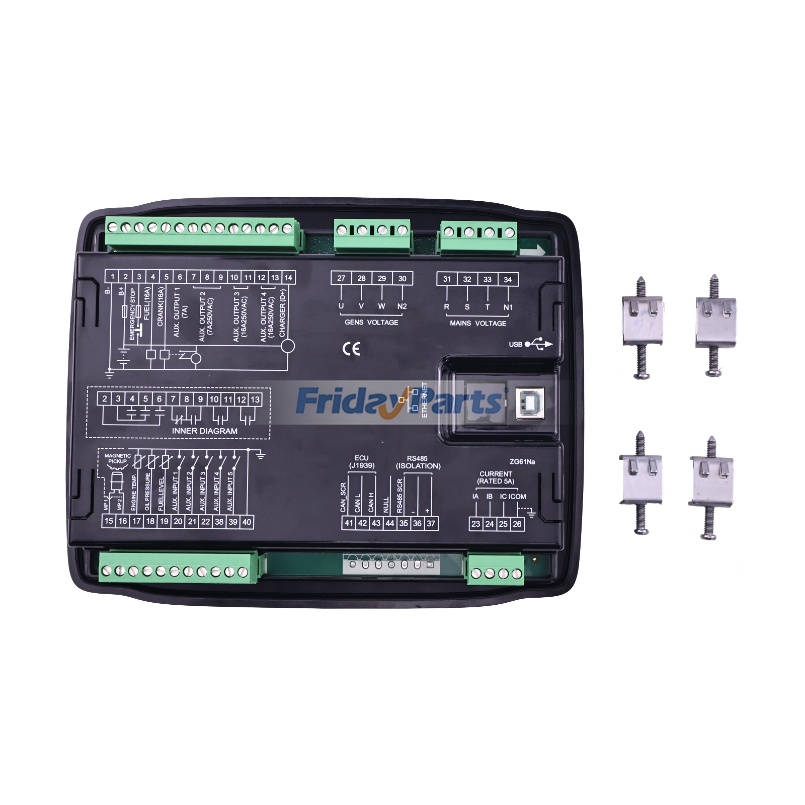 Set Automatic Detection Genset Controller System Module in Stock in China