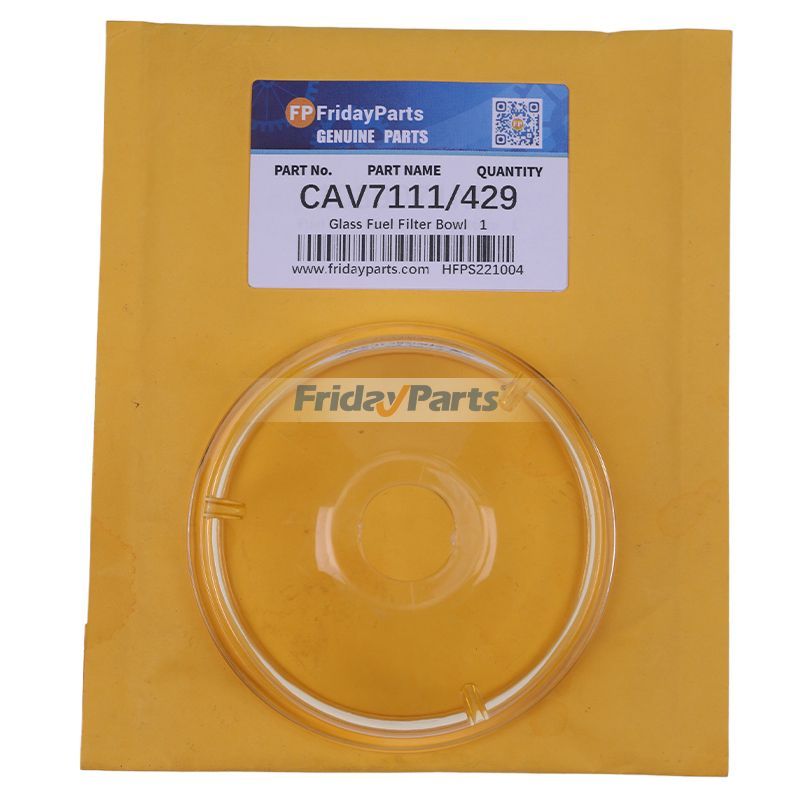 Glass Fuel Filter Bowl CAV7111/429 for Allis Chalmers Tractor 5040 5050 6040
