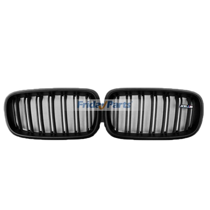 Glänzend schwarzer Nierengrill mit Doppellamellen vorn 51712334708 51712334710 2014-2018für Fahrzeug