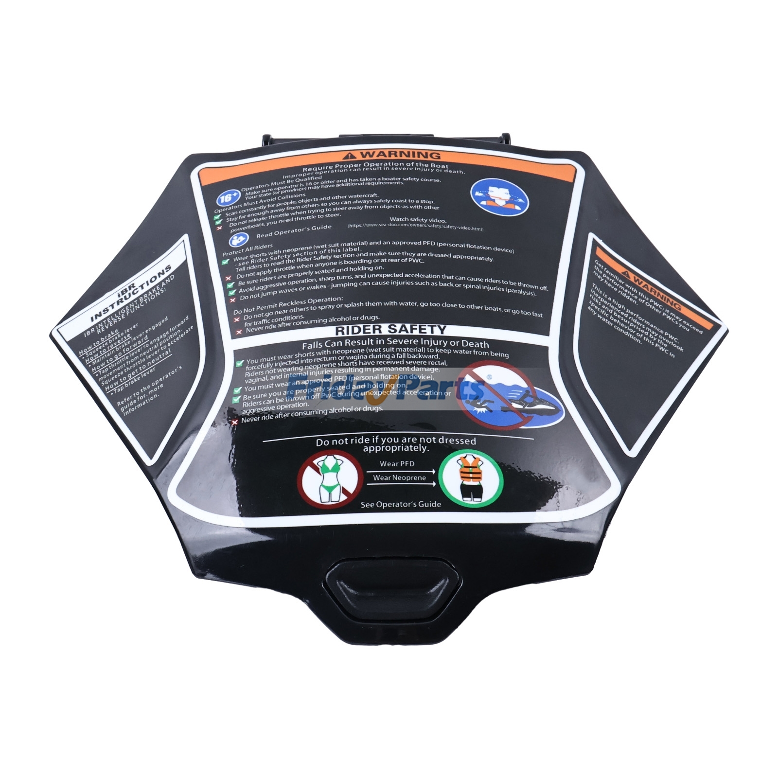 Puerta de la guantera 264000132 para motos acuáticas Sea-Doo GTX130 GTX155 GTX170 GTX230 GTX300 RXT230 para Marino Para Sea Doo FridayParts