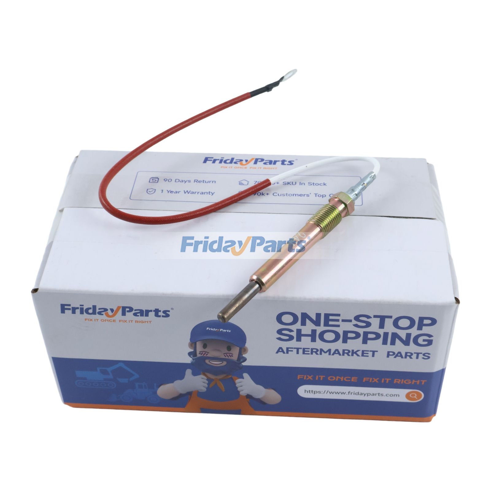 Bujía incandescente 01183248 para motor Deutz TCD2012 L04 2V TCD2012L04 TCD2012L06 TCD2013 2V TCD2013 4V