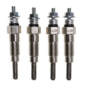 4Pcs Glow Plug 119717-77800 for Komatsu 2D70E 3D76E 4D92E 4D94LE 4D98E Yanmar 4TNE92 4TNE98 4TNV76 3YM30 3TN75 3TN66 3TN82 Engine