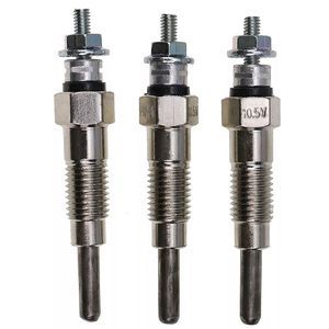 3 bujías incandescentes 15261-65513 para motor Kubota D600 D640 D650 D650-A D750 D750-A D750-BC D850 D850-0EM-2 D950 D950-A-DT D1005 D1005-EKB-DENYO
