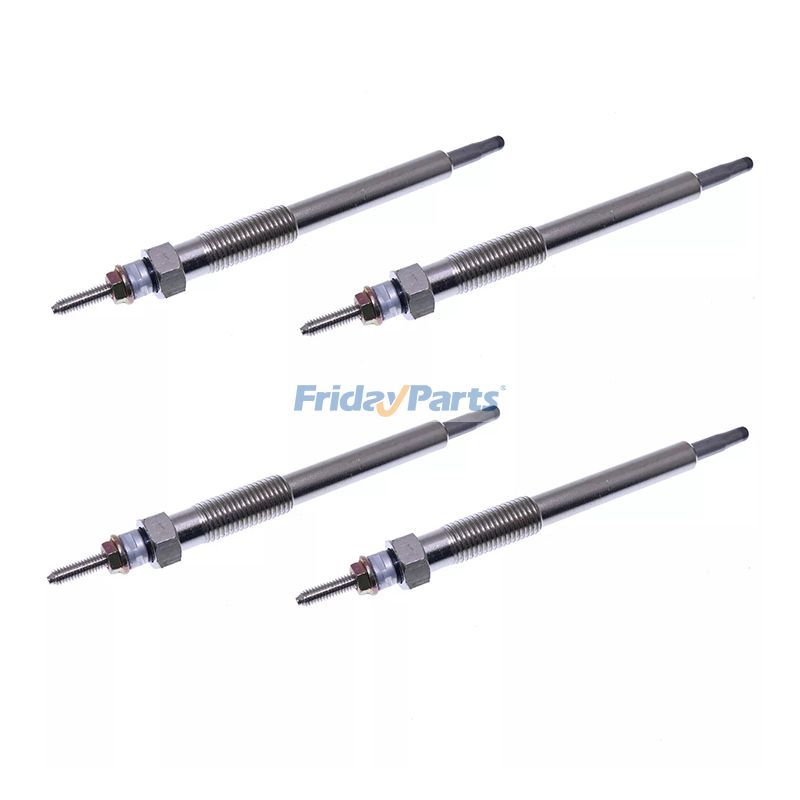 4 Glow Plugs 7000734 1J700-65512 for Kubota Engine V2607