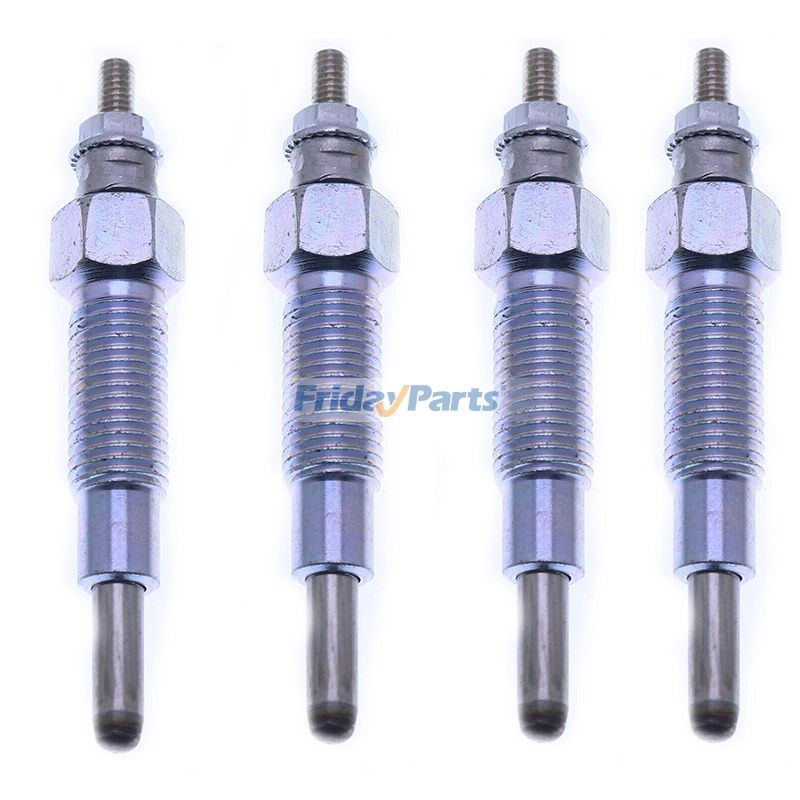 Bougies Kubota 4 Bougies Préchauffage Kubota V1702 V1902 - 15221-65510 15401-65510 - Compatible Bobcat Pièce Rechange Kubota