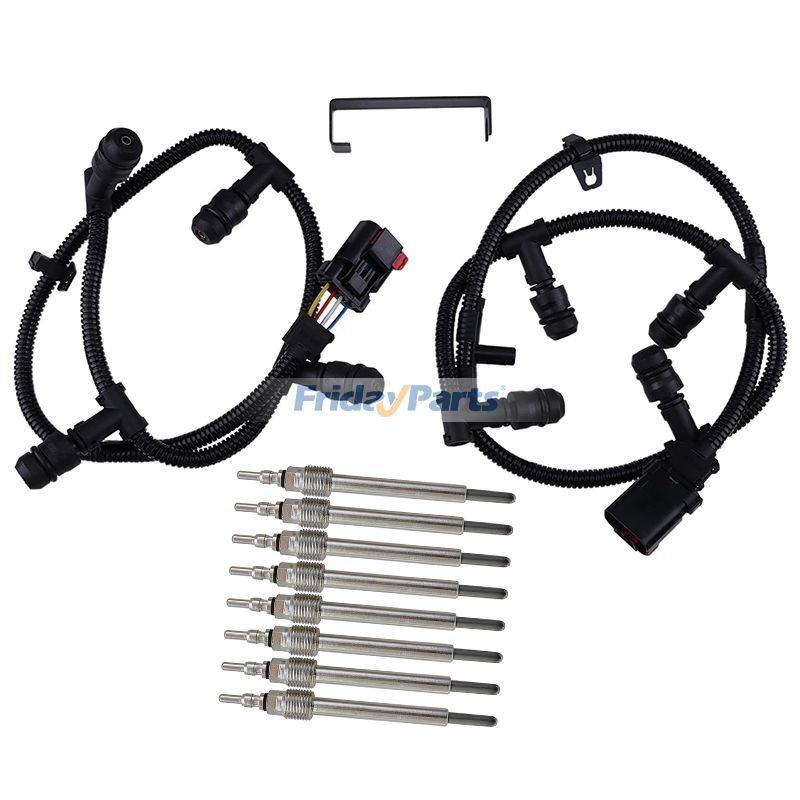 Kit de arnés de bujías incandescentes 5C3Z-12A690-A 4C3Z-12A342-AA para Ford F-250 F-350 F-450 E-150 E-250 E-350 E-450 6.0L Powerstroke