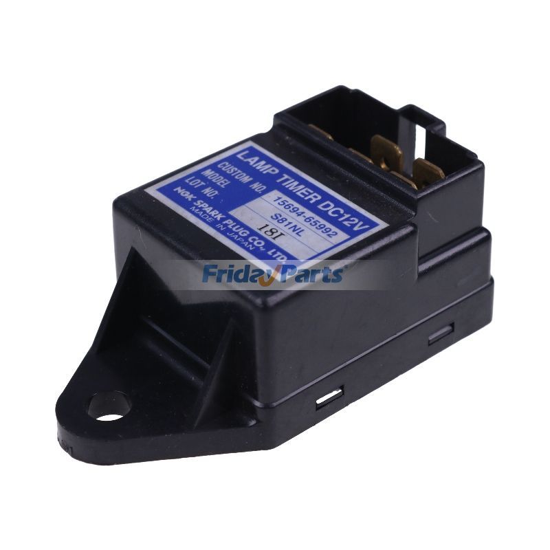 Minuterie de lampe de préchauffage 12 V 15694-65992 15694-65990 S81NL SN1NL pour moteur Kubota V2203 Z402 Z482 D722 D1703 V1505 V2607 Excavatrice KH-101 KX151 KX161-2 KX71 KX91-2 U-20