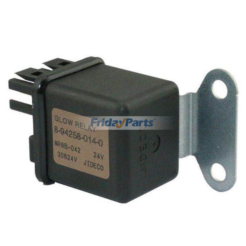 Relais de préchauffage 24 V 8942580140 pour moteur Isuzu 6HK1 Hitachi EX400 EX400-3 EX400-5 EX450H-5 CX1000 CX1100 CX1800 CX2000 CX650-2