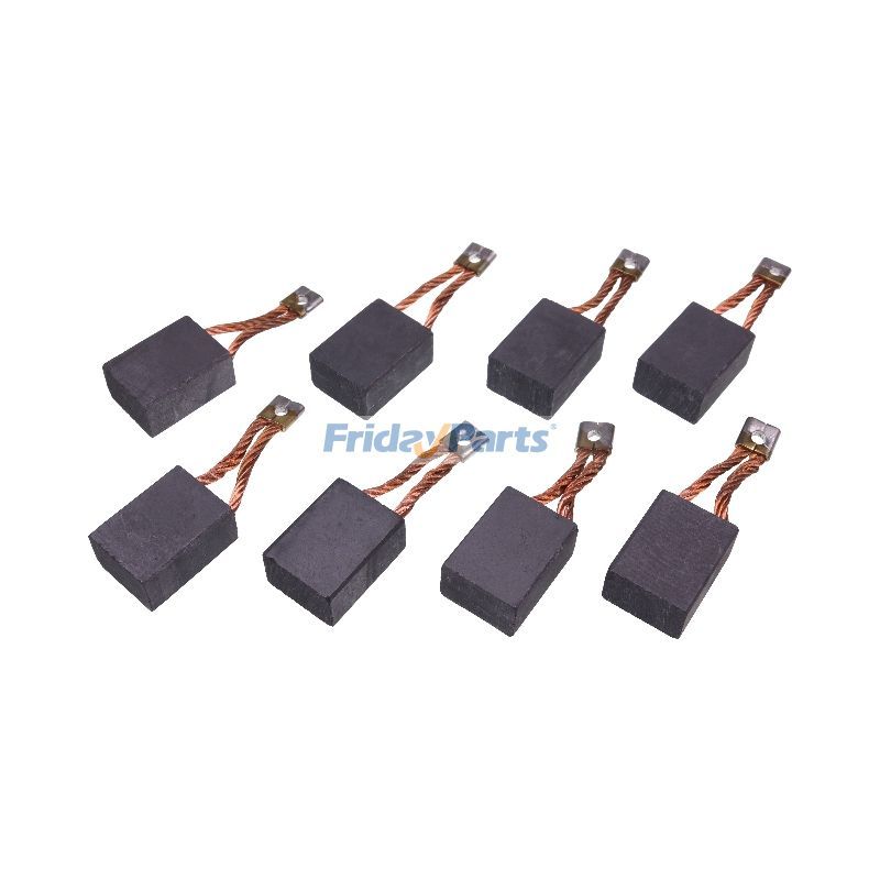 Kit de 8 brosses de démarrage pour voiturette de golf (102938601) pour démarreur Hitachi Club Car DS L6 L8