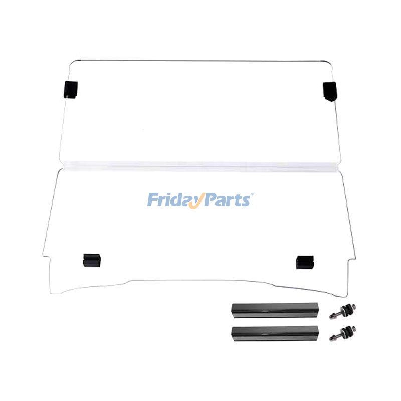 Pare-brise rabattable et résistant aux chocs pour voiturette de golf EZ-GO TXT 1995-2013