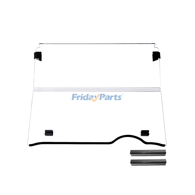 Pare-brise incassable et pliable pour voiturette de golf EZGO RXV à partir de 2008