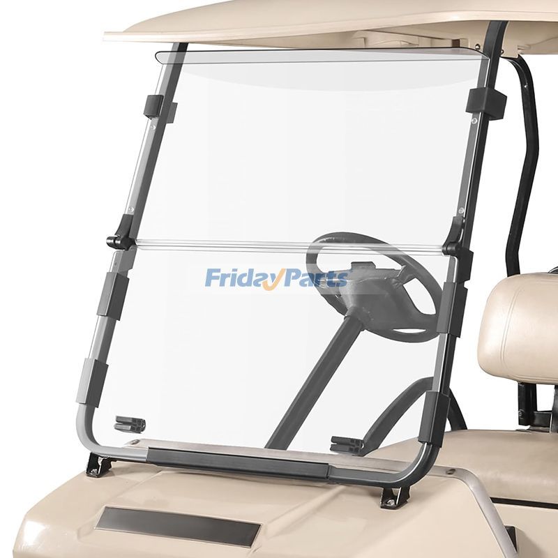 Pare-brise incassable et pliable pour voiturette de golf EZGO TXT Medalist à partir de 1994.