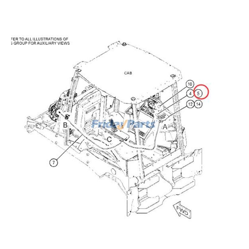 Gouverneur Levererpillar CATpour Moteur,Chargeur