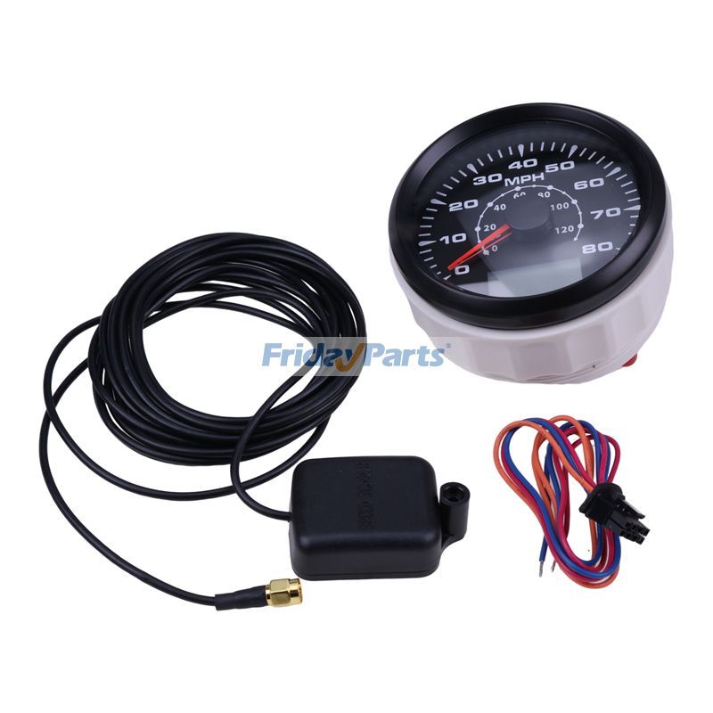 ELING Compteur de vitesse GPS Odomètre 200 km/h 12 V 24 V avec Tripmètre 7 couleurs rétroéclairé 52 mm pour moto bateau de course ELING Compteur de vitesse GPS Odomètre 200 km/h 12 V 24 V avec Tripmètre 7 couleurs rétroéclairé 52 mm pour moto bateau de course