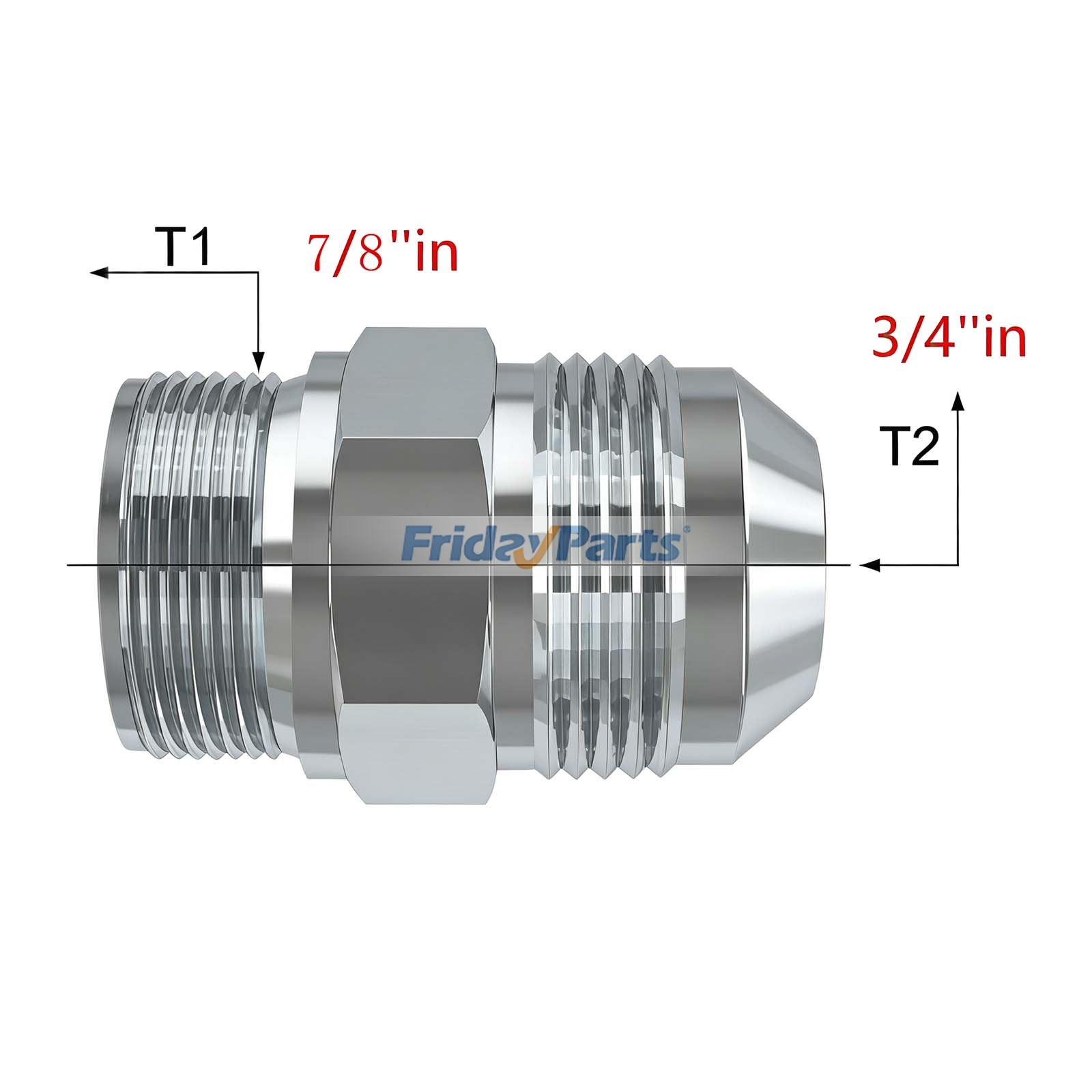 H903-FS-10x12 Macho Adapter 12000004261 for Excavator Loader Dozer