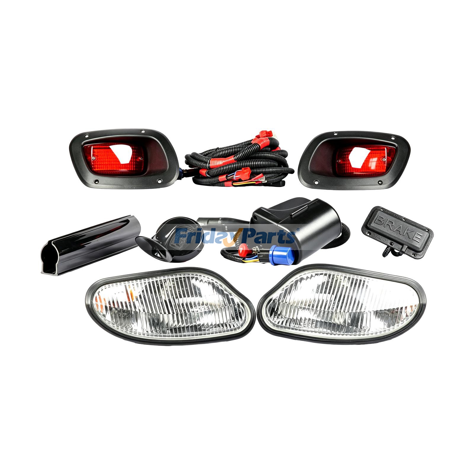 Kit de luces halógenas de lujo LQLK-1005HD para carrito de golf EZ-GO Freedom TXT para Carrito de golf