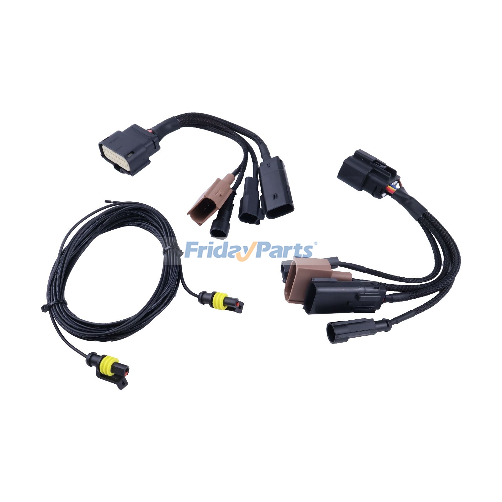 Arnés adaptador de conversión de faros halógenos a LED para Ford F-250 y F-350 Super Duty 2023-2024 de FridayParts