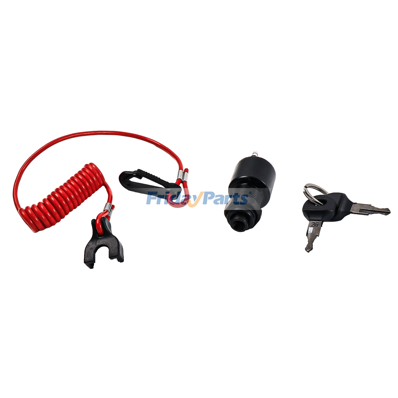 FridayParts Ignition Switch & Keys 