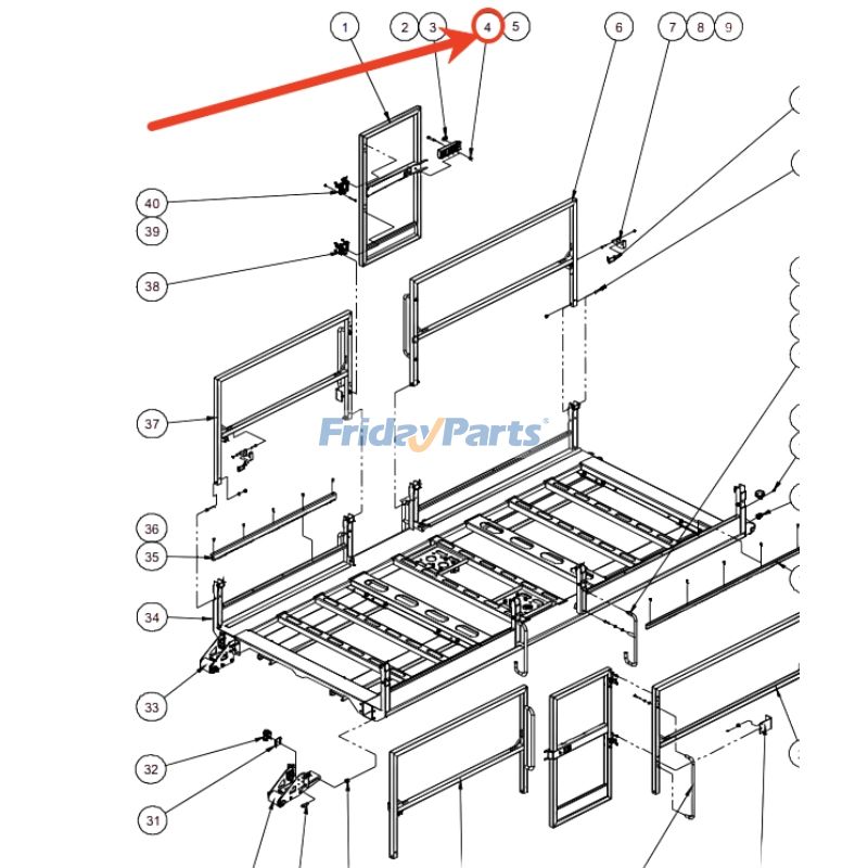 main courantepour Nacelle Élévatrice